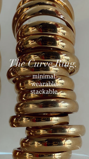 Gold Curve Ring