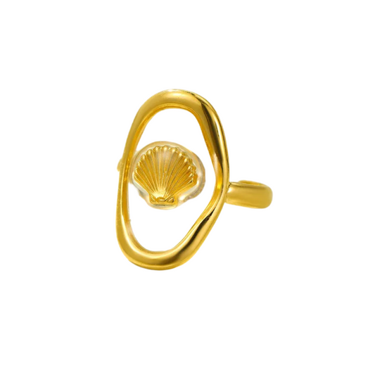 Shell Glimmer Ring