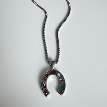 Lucky You Horse Shoe Necklace
