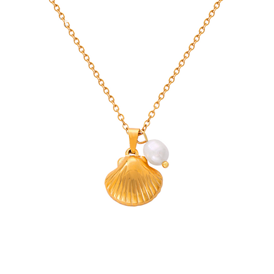 Golden Shell Necklace
