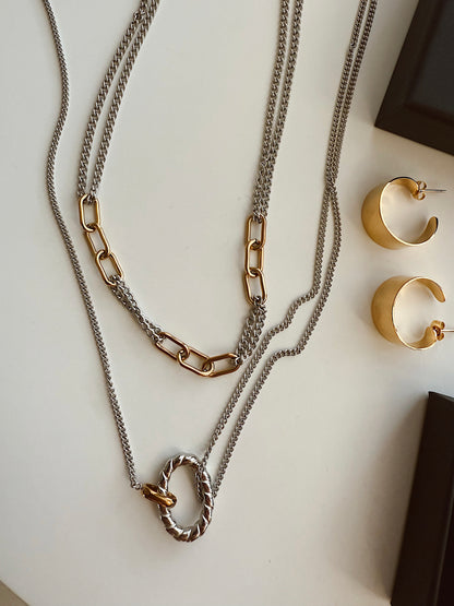 Amelia Mixed Metals Necklace
