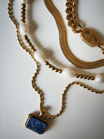Santorini Blue Favorite Necklace Set