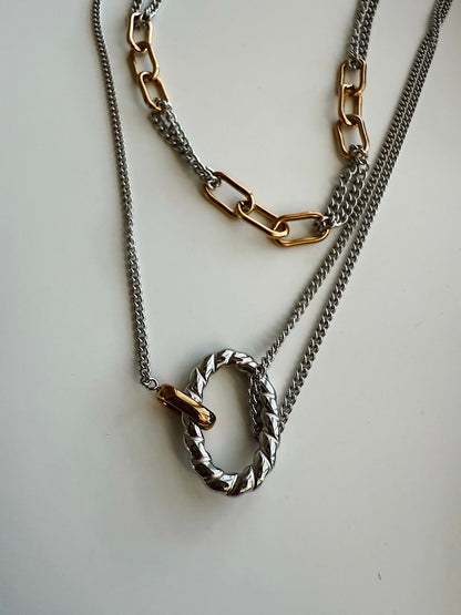 Amelia Mixed Metals Necklace