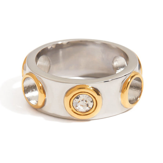 Mixed Halo Ring