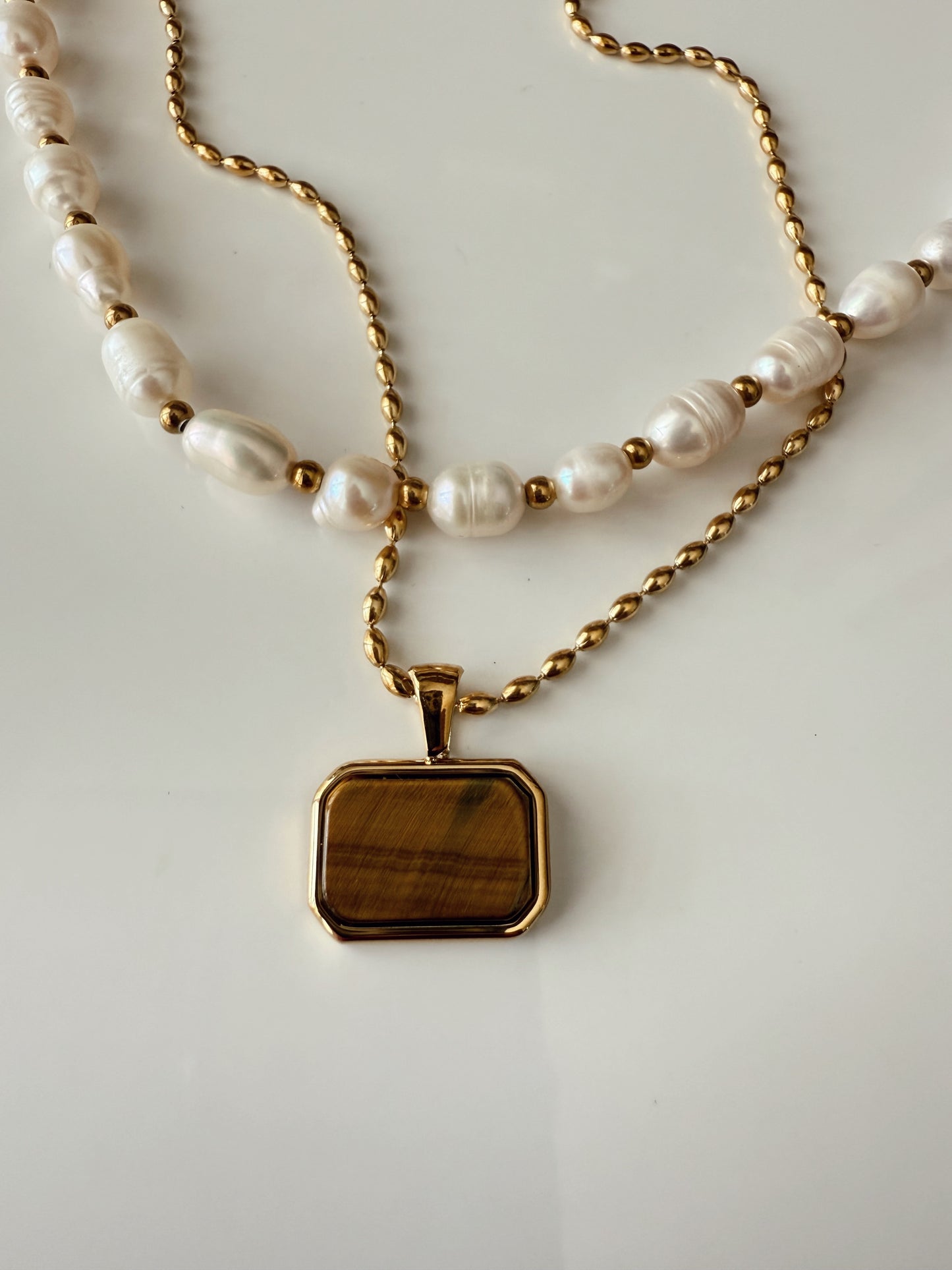 Turqs + Caicos Stone Necklace
