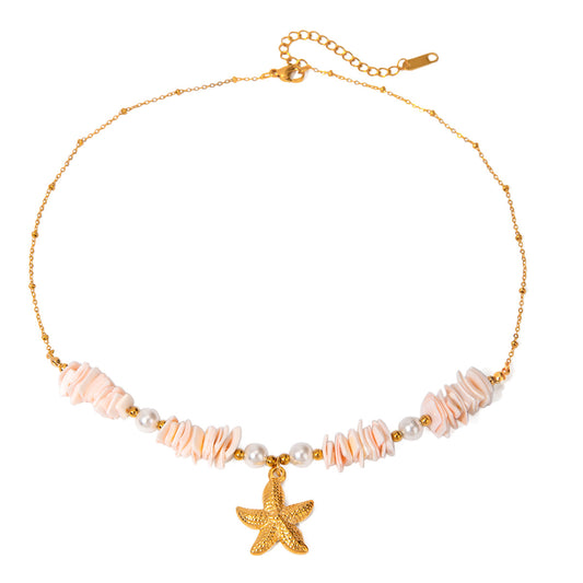 Billie Starfish Shells Necklace
