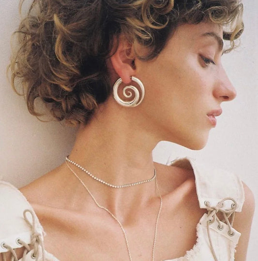 Twist Statement Earrings