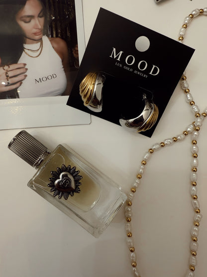 Ava Mixed Metals Hoops