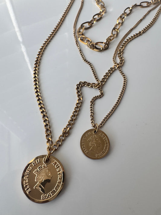 Layered Set + Coins Necklace