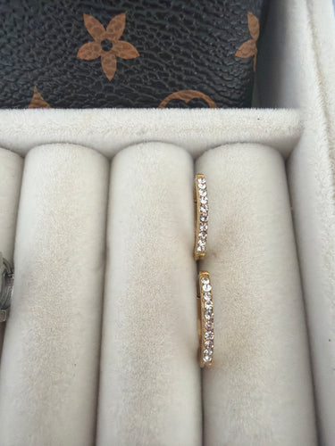 Ultra Sleek Diamond Huggies