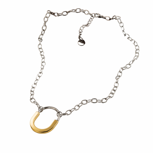 Bolt Link Layering Necklace