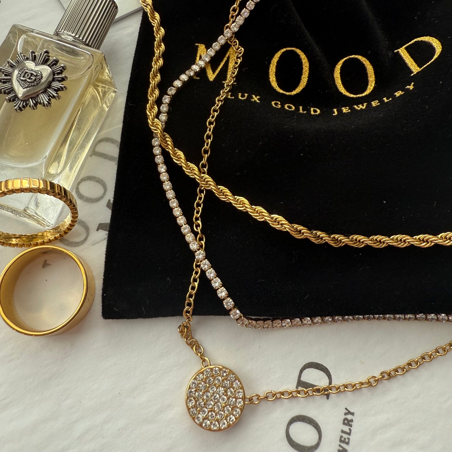 Halo Diamond Pendant Necklace