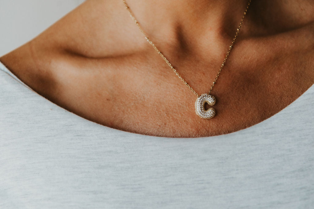 Glossy Girl Initial Necklace