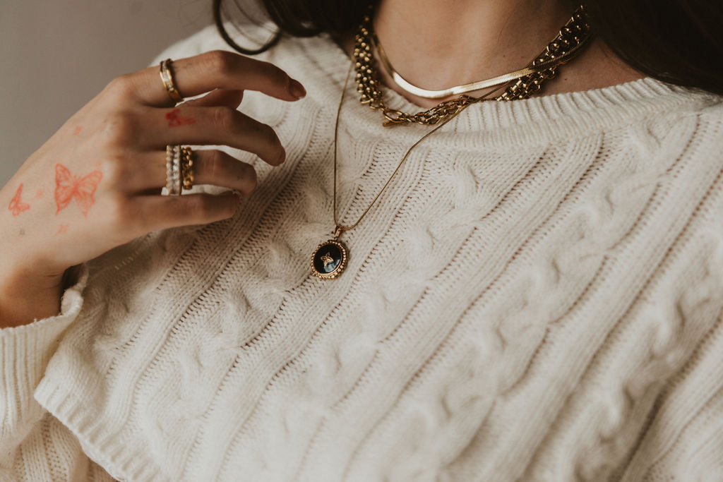 3 Piece Babe Necklace Set