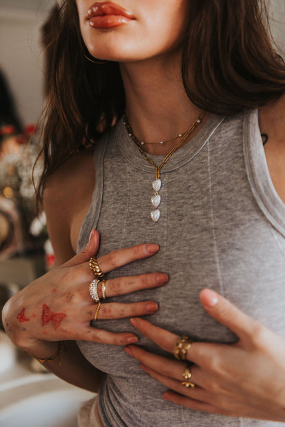 Lover Girl Heart Pre-Stacked Necklace