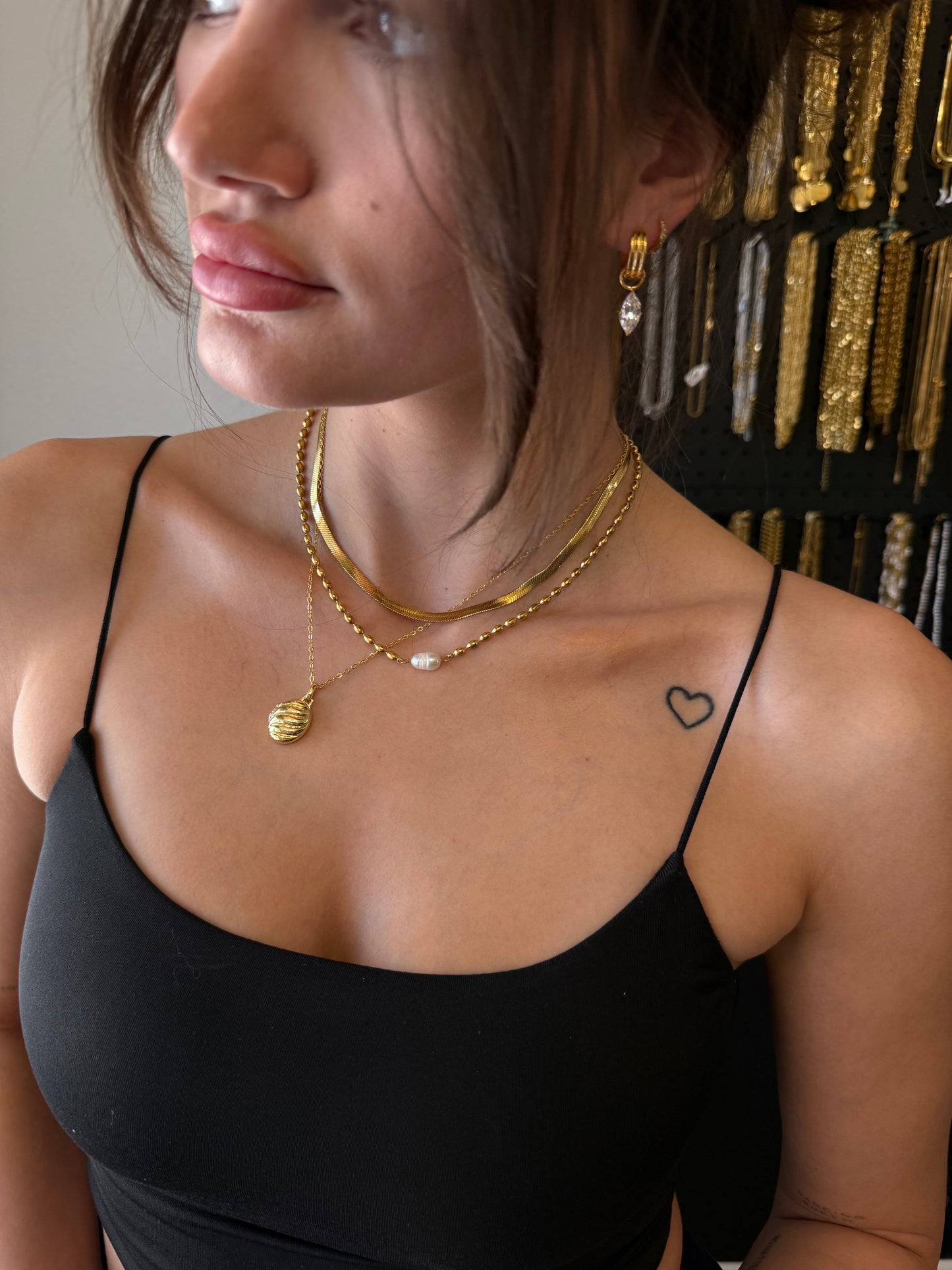 Ocea Pearl Beaded Necklace