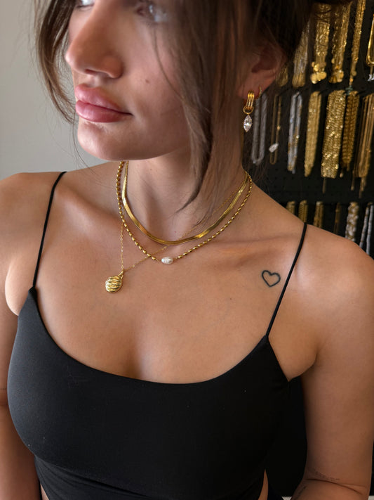 Ocea Pearl Beaded Necklace