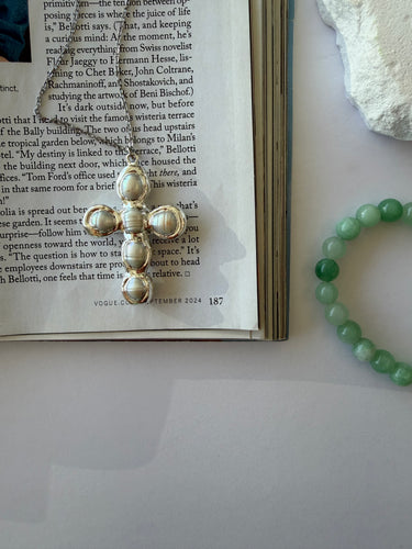 Salt + Saint Silver Statement Cross