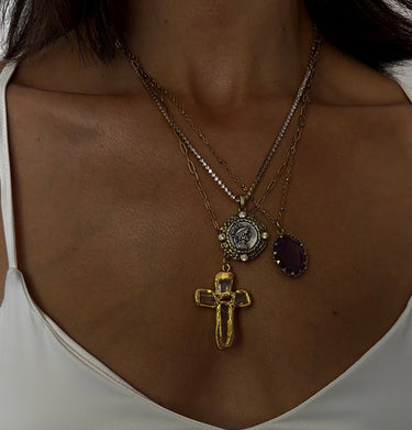 Amethyst Gemstone Necklace