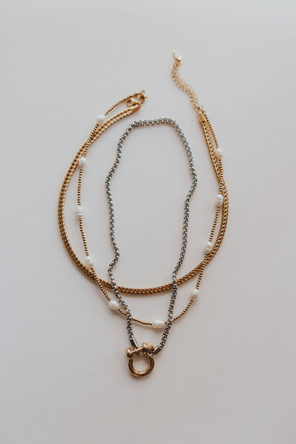 Sunkissed Drifter Pearl Necklace