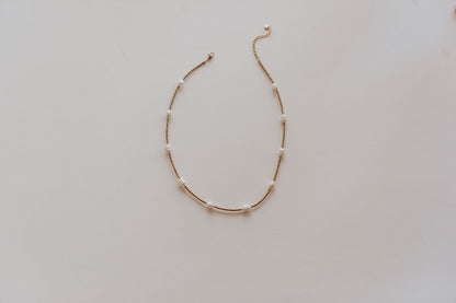 Sunkissed Drifter Pearl Necklace