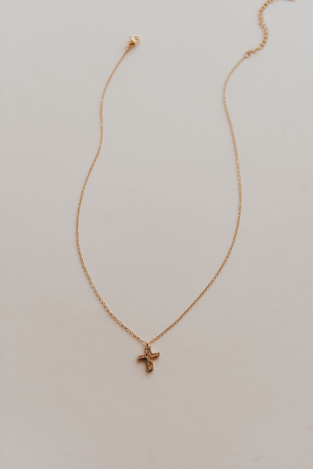 Baby Cross Diamond Necklace