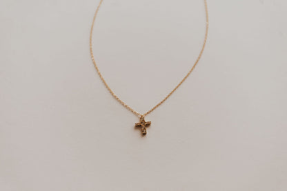 Baby Cross Diamond Necklace