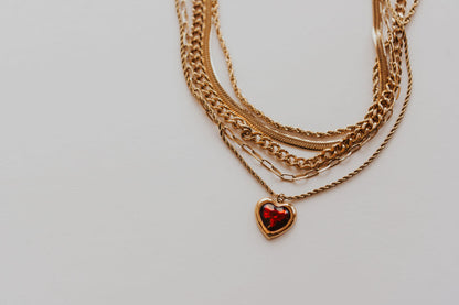 Mabel Heart Necklace