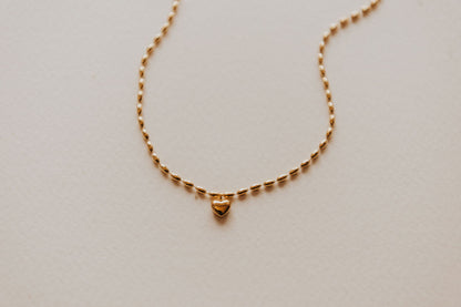 Andie Micro Heart Necklace