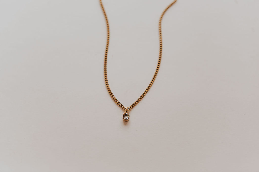 Gem Drop Necklace