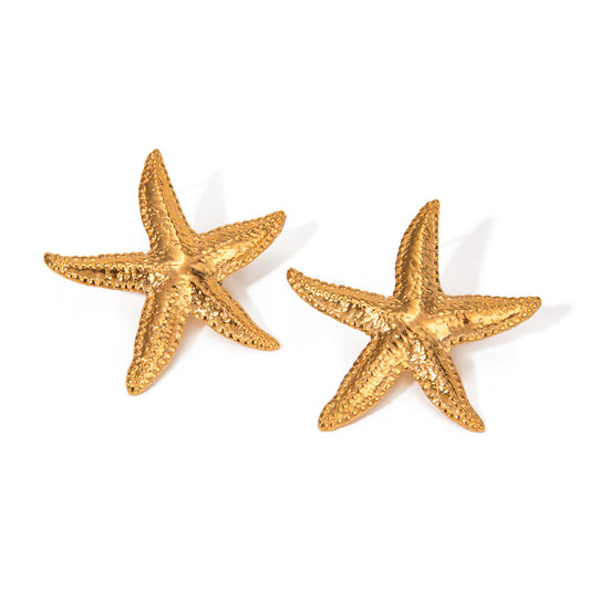 Golden Starlet Studs