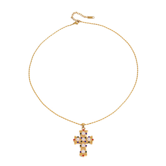 Revival Luxe Cross Necklace
