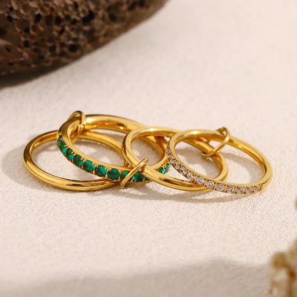 Evelyn Emerald Ring