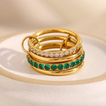 Evelyn Emerald Ring