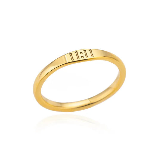Dainty 11:11 Ring