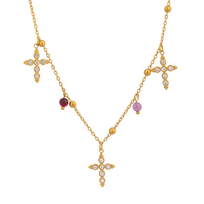 Mary Cross Necklace