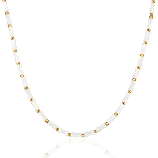 Pearl Breeze Bead Necklace