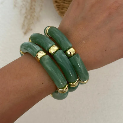 Jade Stretch Bangle