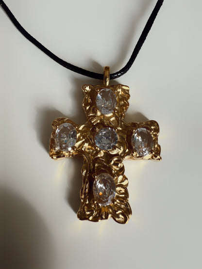 Elizabeth Cross Necklace