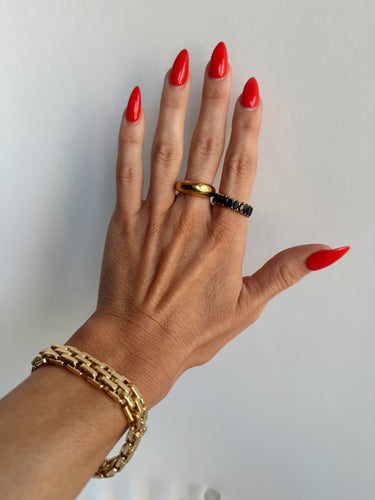 Black Stone Ring