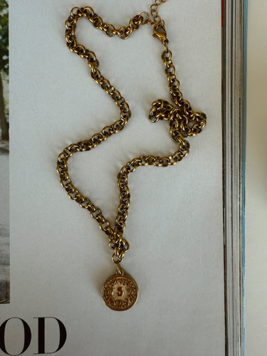 Alessia Coin Chain Necklace