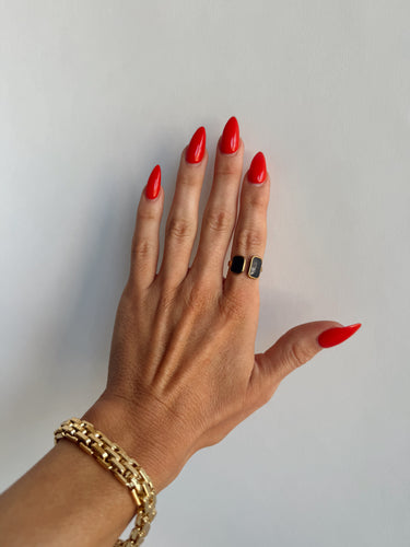 Black Concert Statement Ring