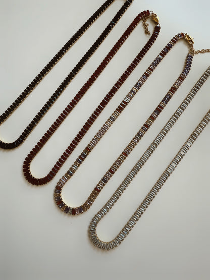 Audrey Tennis Necklace