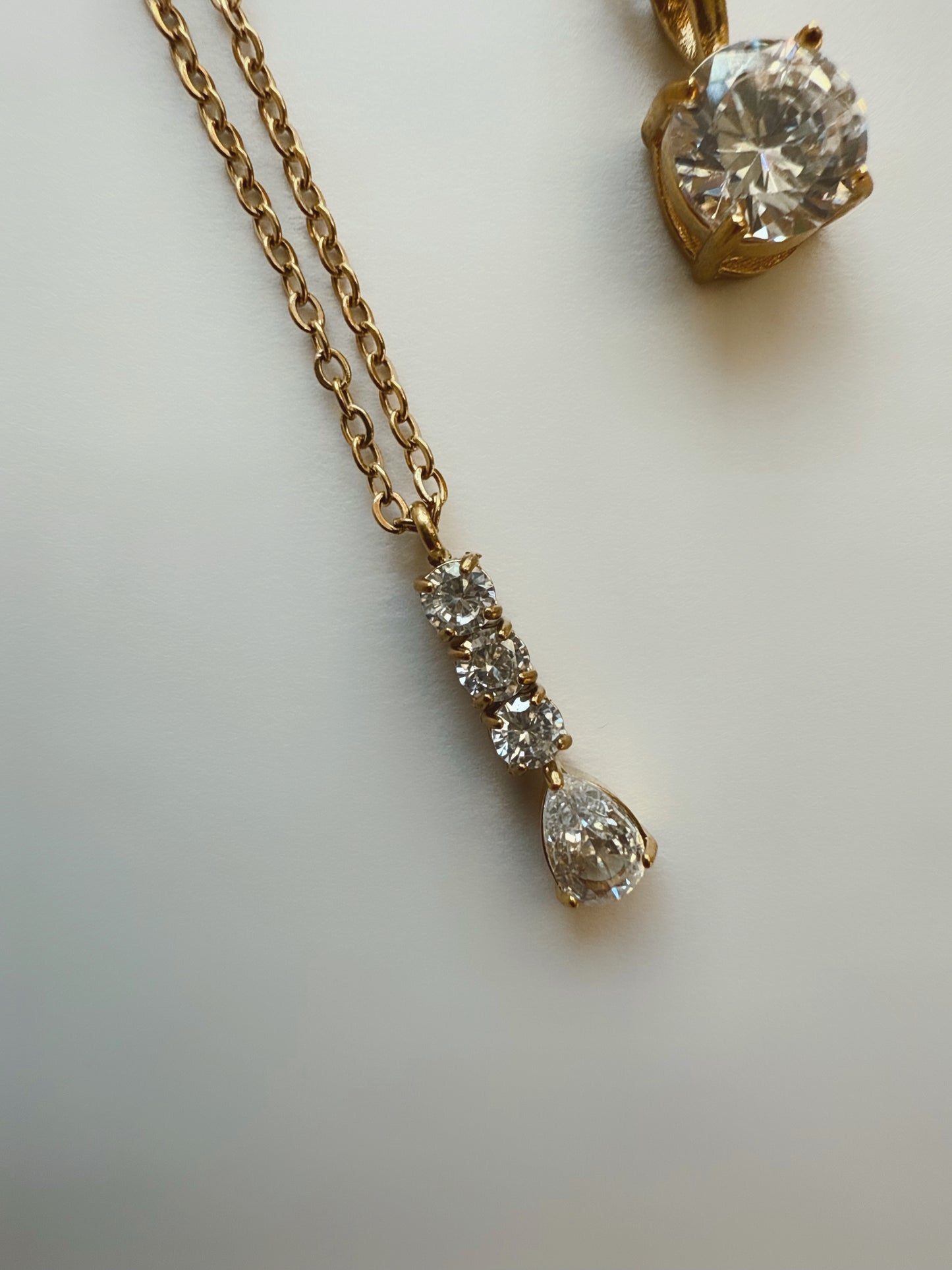 Sloane Diamond Drop Necklace