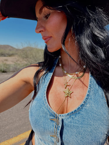 Sabrina Star Bolo Necklace