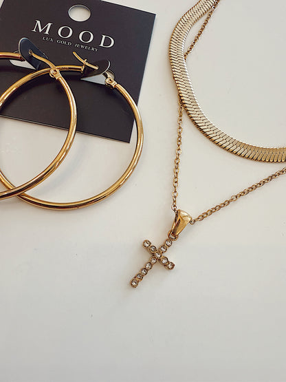 Celia Cross Necklace