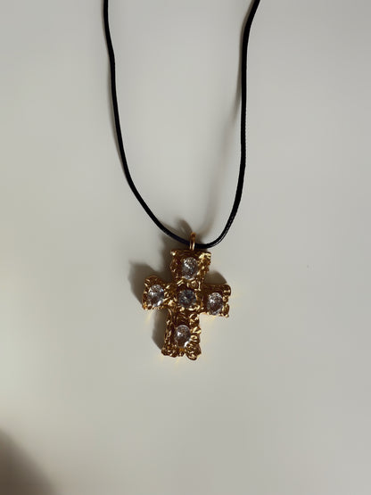 Elizabeth Cross Necklace