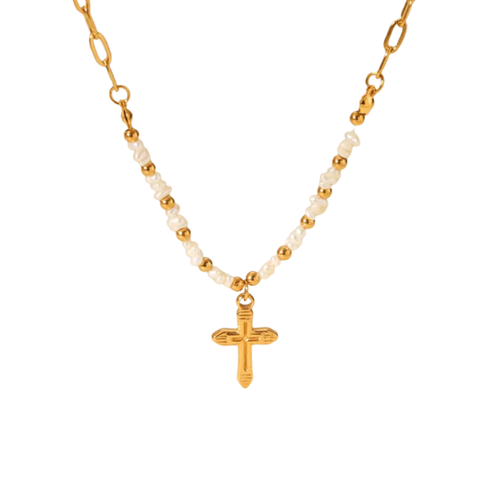 Saylor Cross Necklace