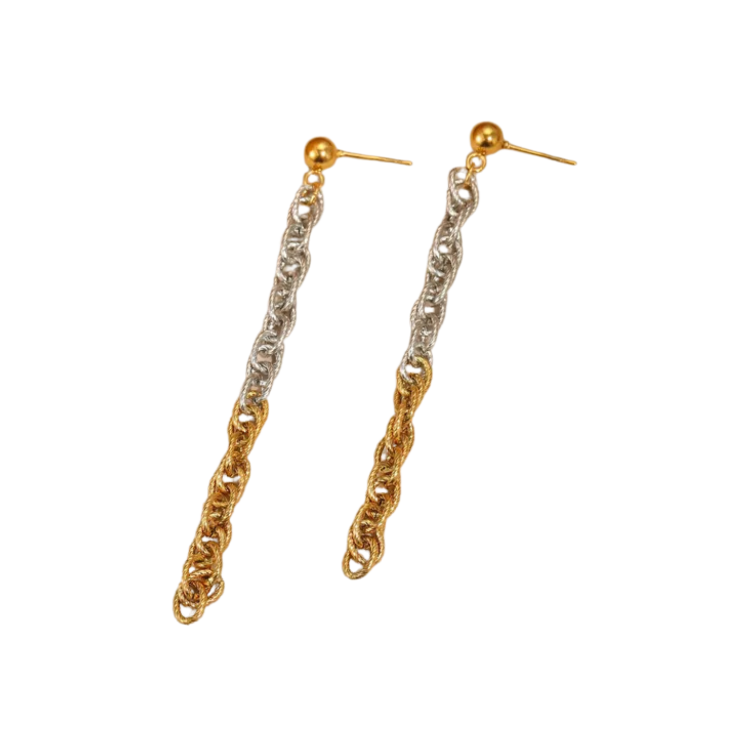 Della Drop Chain Earrings