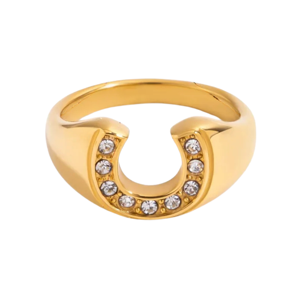 Lucky Horseshoe Ring